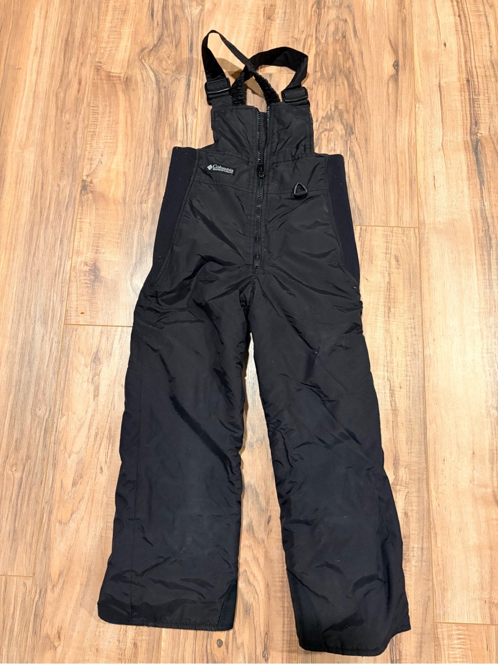 Columbia Black Kids Snow Bib Overalls with Adjustable Straps